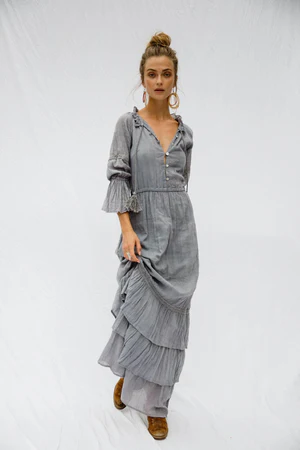 Smokey Quartz Maxi Dress