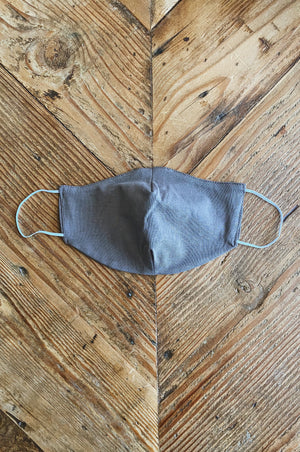 Grey Fabric Face Mask